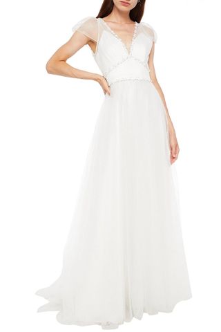 Jenny Packham + Gardenia Embellished Tulle Bridal Gown
