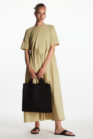 COS + Oversized Asymmetric-Waist Dress