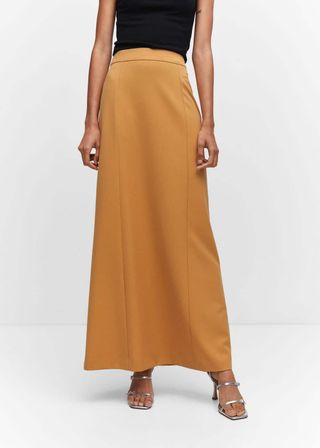 Mango + Flowy Long Skirt