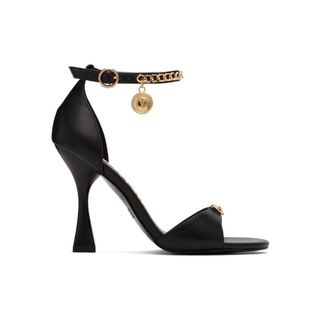 Versace Jeans Couture + Black Flair Heeled Sandals