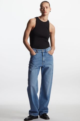 Cos + Straight-Leg Low-Rise Jeans