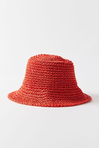 Urban Outfitters + Mae Straw Bucket Hat