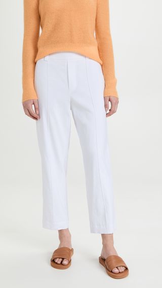 Vince + Linen Tapered Pull On Pants