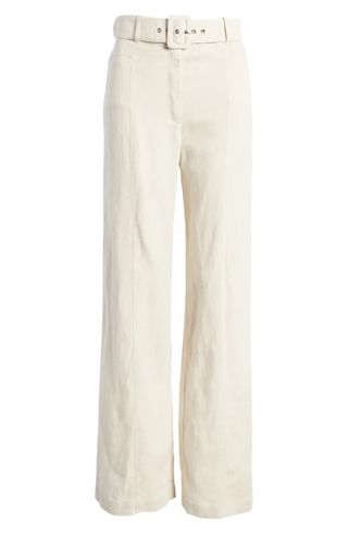 & Other Stories + Belted Linen Flare Pants