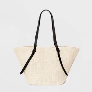 A New Day + Straw Tote Handbag