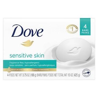 Dove + Sensitive Skin Unscented Beauty Bar Soap