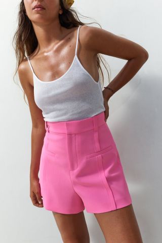 Zara + High-Waisted Shorts