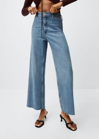 Mango + Jeans Culotte High Waist