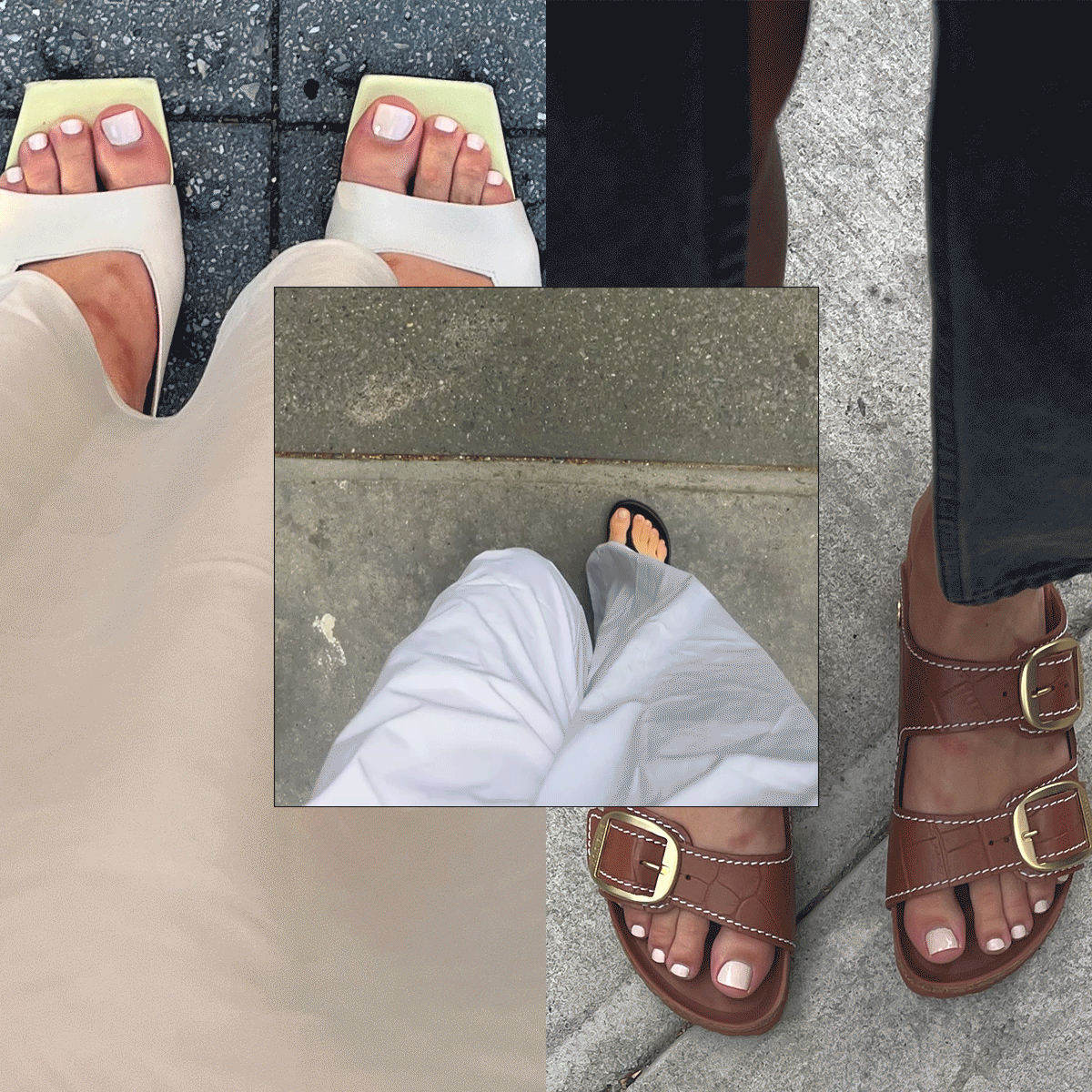 Women's Natural Leather Sandals, Classic Summer Everyday Shoes for Women,  Ladies' Unique Flats Flip Flops for Comfort Walking, TOE POST - Etsy  Australia