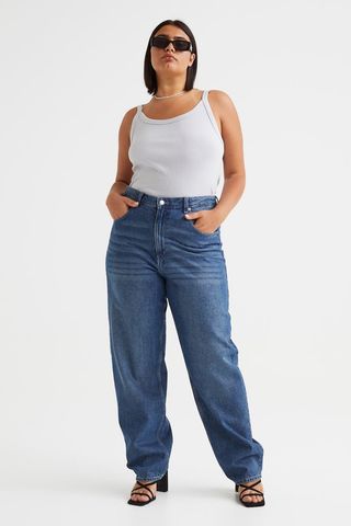 H&M + H&M+ 90's Baggy Ultra High Jeans