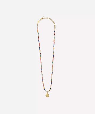 Anni Lu + Gold Plated Beaded Necklace