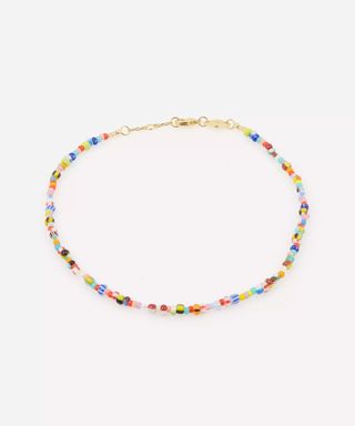 Anni Lu + Gold-Plated Petit Beaded Anklet