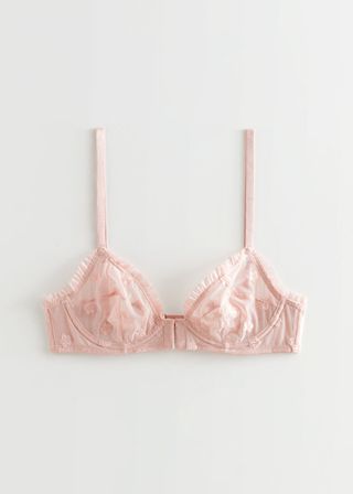 & Other Stories + Moon Embroidery Underwire Bra