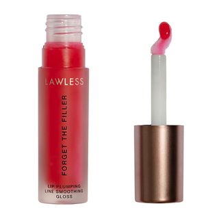 Lawless + Forget The Filler Lip Plumper Line Smoothing Gloss in Cherry Vanilla