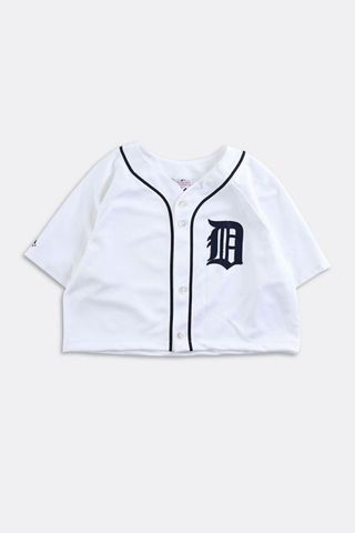 Frankie Collective + Vintage Tigers Baseball Crop Jersey