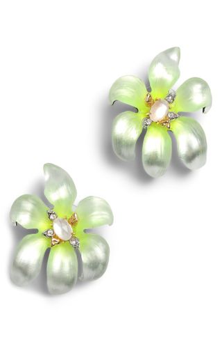 Alexis Bittar + Lily Lucite Flower Earrings
