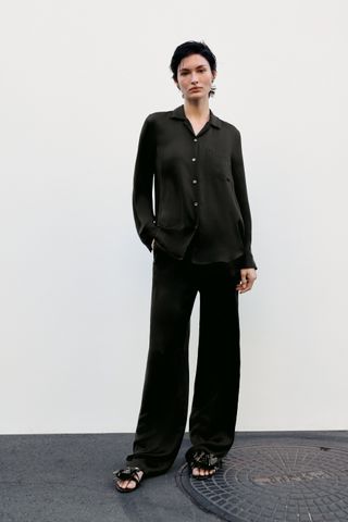 Zara + Silk Pants Limited Edition