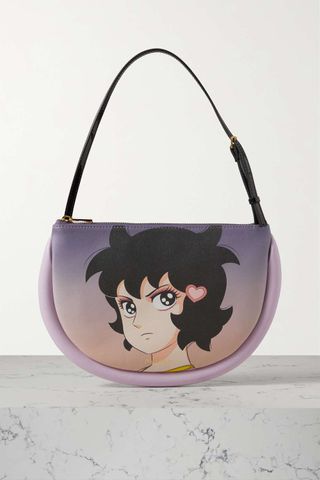 Jw Anderson x Run Hany + The Bumper Moon Printed Leather Shoulder Bag
