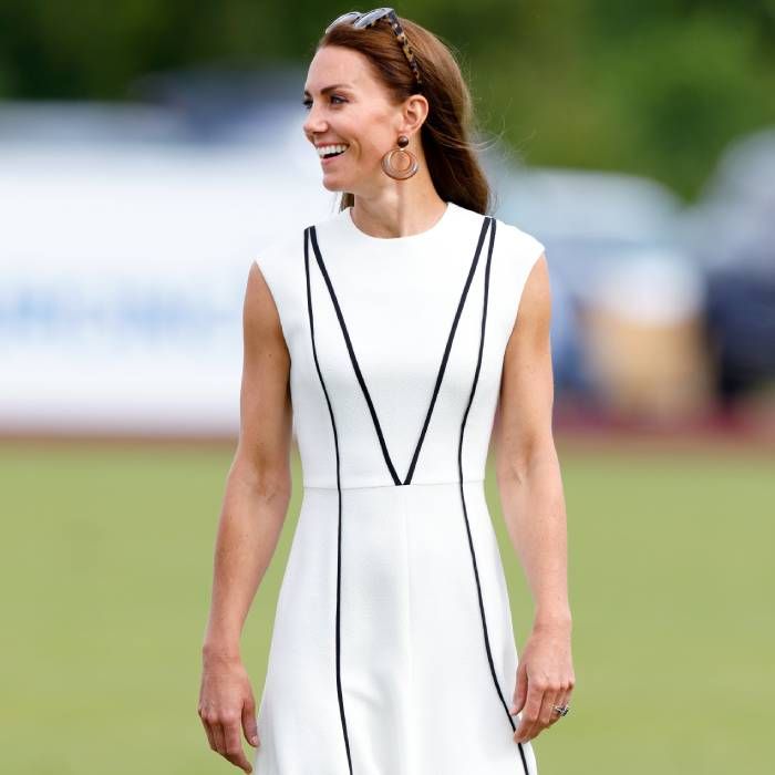 Kate Middleton Just Wore a Chic White-Dress-and-Flats Outfit | Who What Wear Kate Middleton Just Wore a Chic White-Dress-and-Flats Outfit | Who What Wear