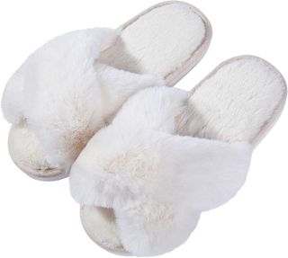 Evshine + Fuzzy Slippers