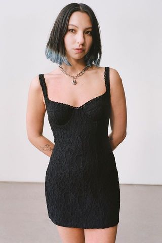 Urban Outfitters + Adelaide Lace Bustier Mini Dress
