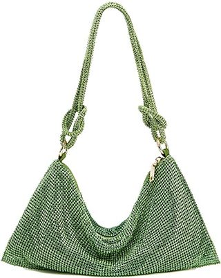 Avilego + Rhinestone Hobo Bag