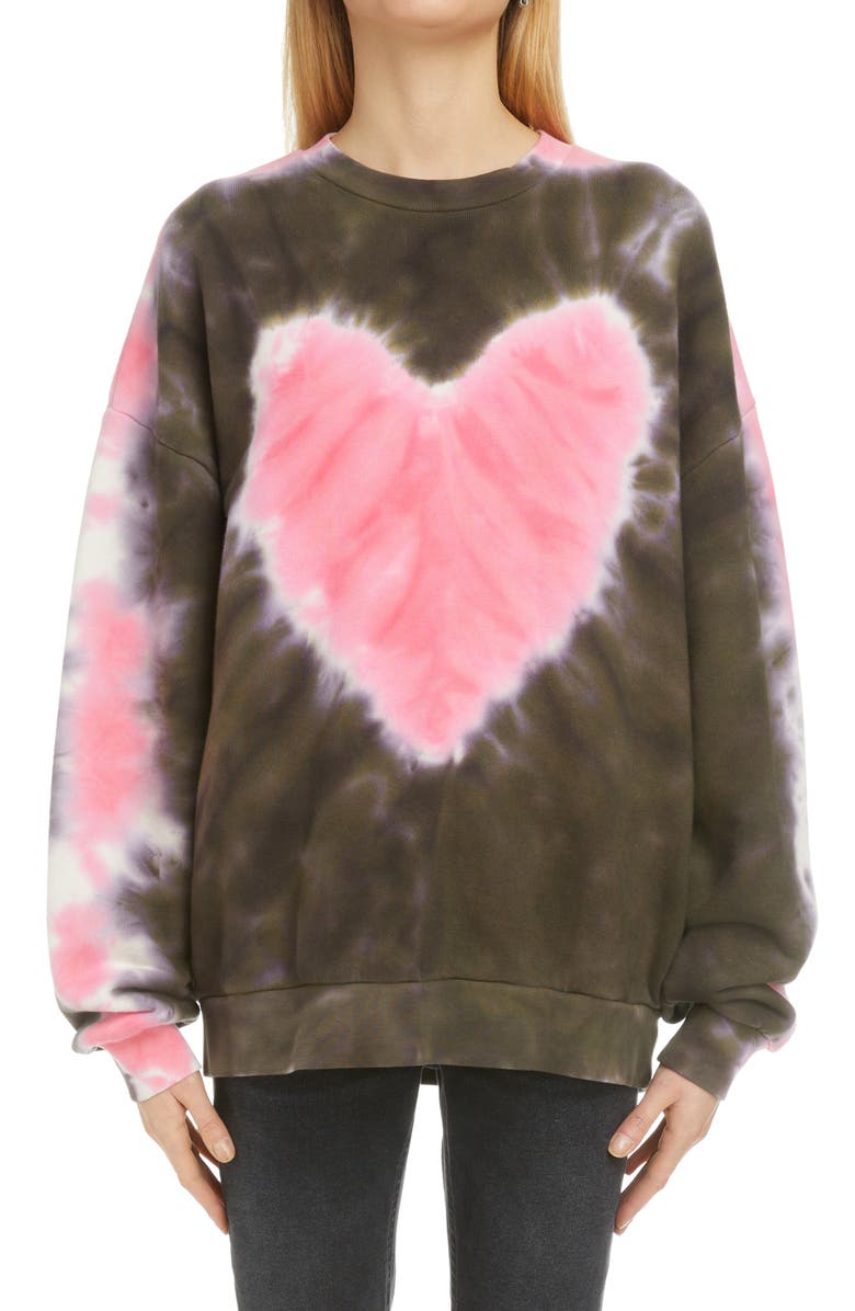 ACNE Studios + Fyre Couer Tie Dye Cotton Sweatshirt