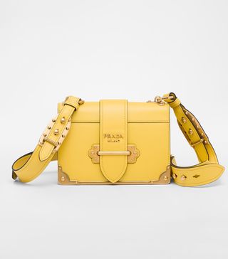 Prada + Prada Cahier Leather Bag
