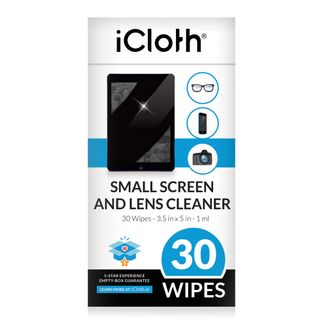 iCloth + Lens Cleaning Wipes - 30 Wipes