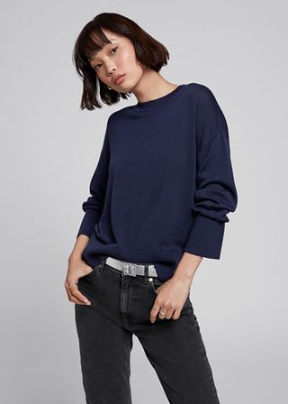 & Other Stories + Straight-Fit Crewneck Jumper