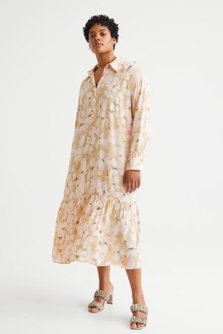 H&M + Patterned Shirt Dress