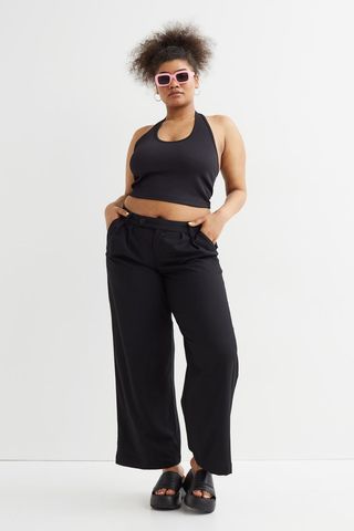 H&M + Tailored Twill Trousers