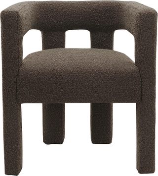 Meridian Furniture Collection + Boucle Fabric Accent Chair
