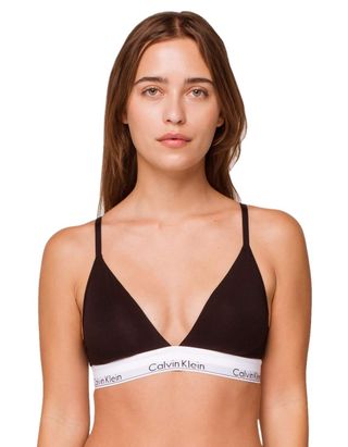 Calvin Klein + Women's Modern Cotton Lightly Lined Triangle Bralette