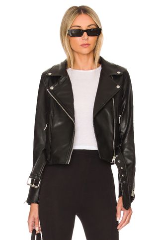 BlankNYC + Vegan Leather Moto Jacket