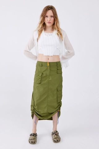 Bdg + Romi Nylon Cargo Skirt