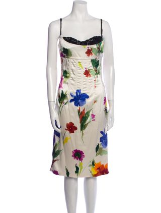 Dolce & Gabbana + Vintage Midi Length Dress