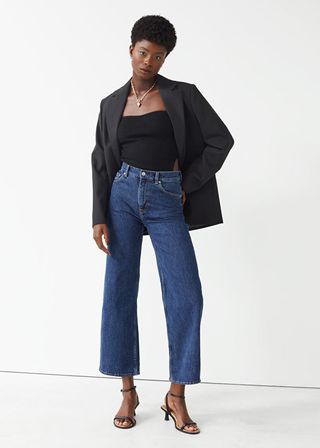 & Other Stories + Treasure Cut Cropped Jeans