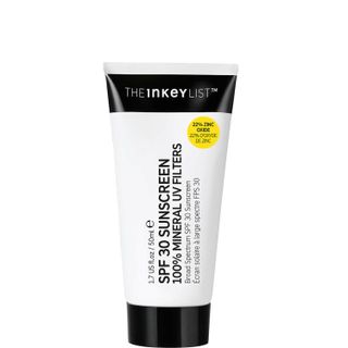 The Inkey List + SPF 30 Sunscreen 100% Mineral UV Filters