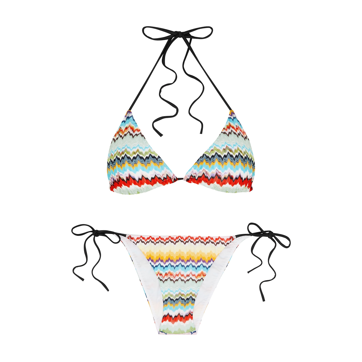 Missoni + Zigzag Fine-Knit Bikini