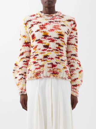 Gabriela Hearst + Clarissa Space-Dyed Cashmere Sweater