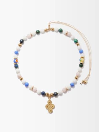 Tohum + Pure Intentions Beaded & 24kt Gold-Plated Necklace