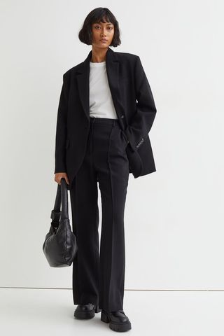 H&M + Wool-Blend Suit Trousers