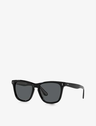 Oliver People + Lynes Sun Square-Frame Acetate Sunglasses