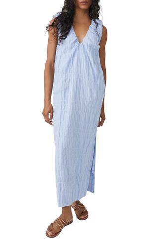 Free People + Free-Est Agatha Ruched Stretch Cotton Dress