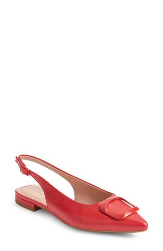 Nordstrom + Becca Pointed Toe Slingback Flat
