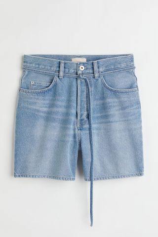 H&M + High Waist Denim Shorts
