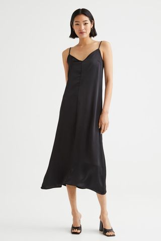 H&M + Satin Slip Dress