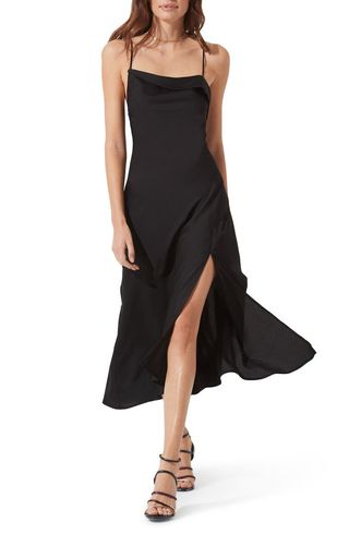 Astr the Label + Cowl Slip Midi Dress