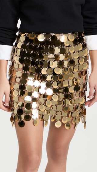 Paco Rabanne + Sequined Skirt